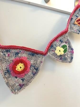 Crochet Garland - flowers