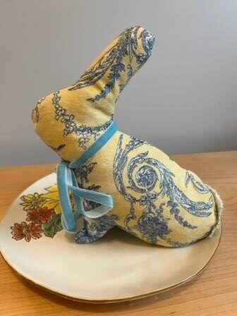 Bunny Softie - Yellow Linen