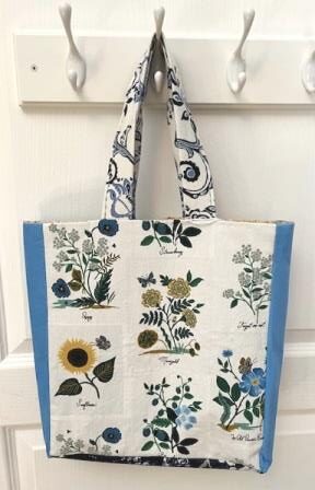 Botanical Canvas Tote